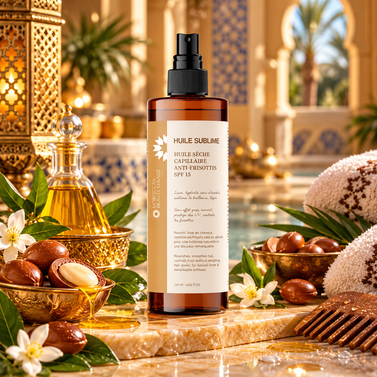 Huile Sublime Huile Sèche Capillaire Anti-Frisottis SPF 15