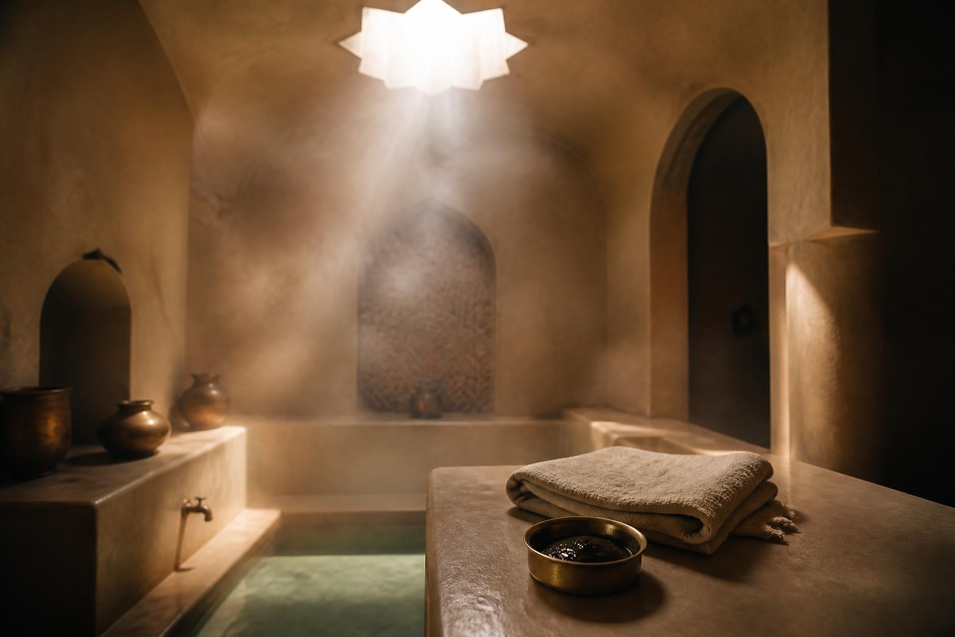 A traditional Moroccan hammam