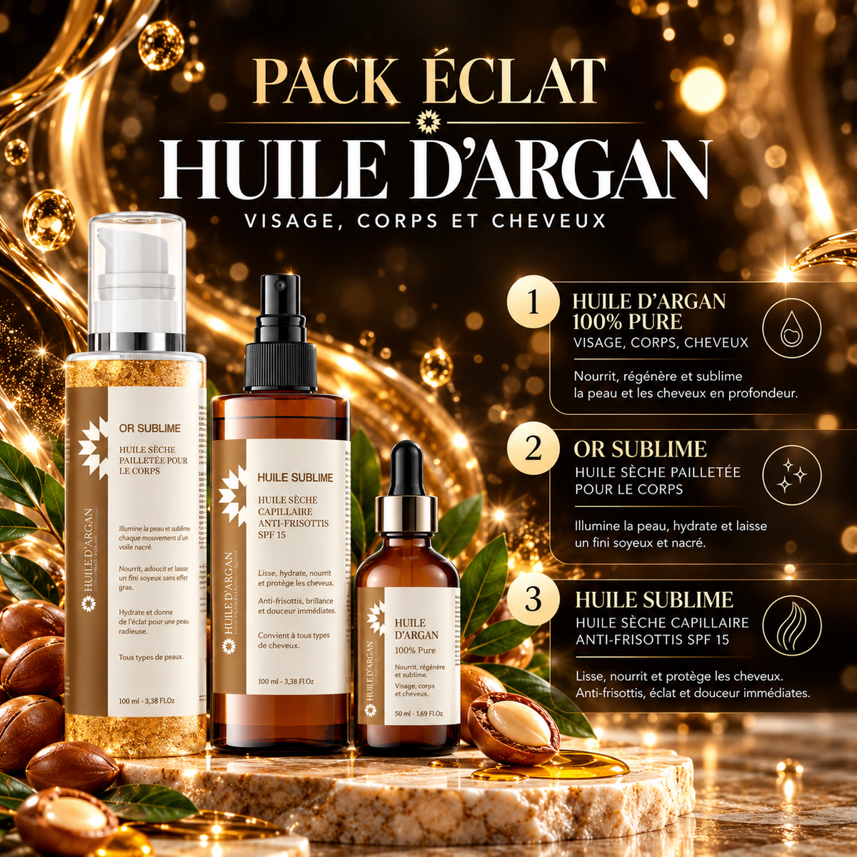 Pack Éclat D'argan