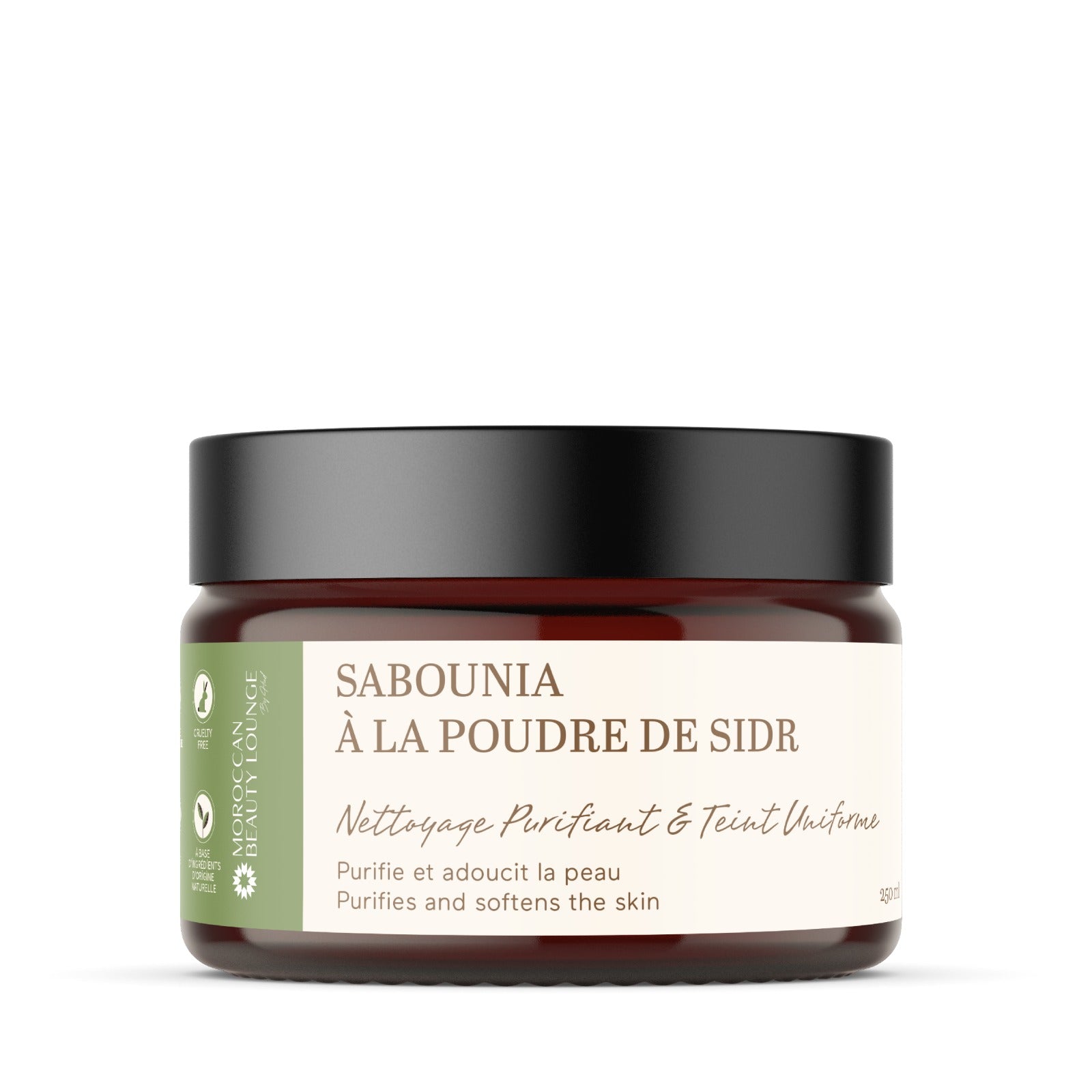 SABOUNIA A LA POUDRE DE SIDR _ Savon Purifiant aux Feuilles de Jujubier